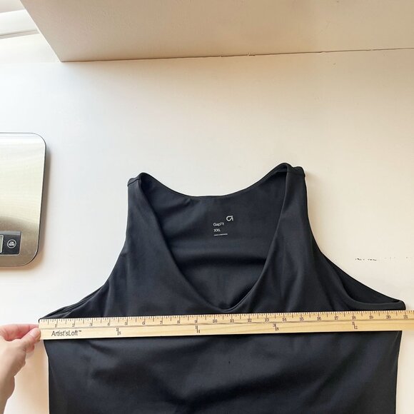 Gap Fit Black Active Wear Dress Built-In Shorts Padded - Size XXL - Picture 7 of 8